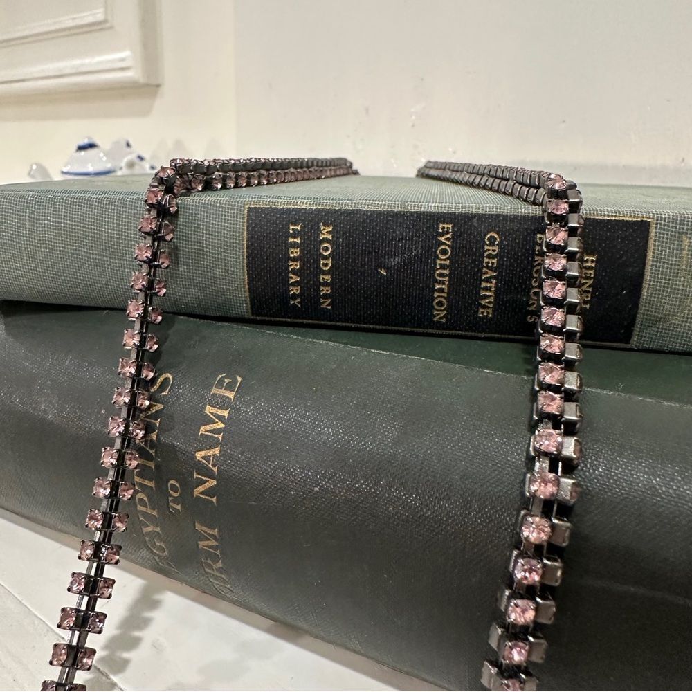 J. Crew Pink Crystal Necklace - Picture 2 of 7